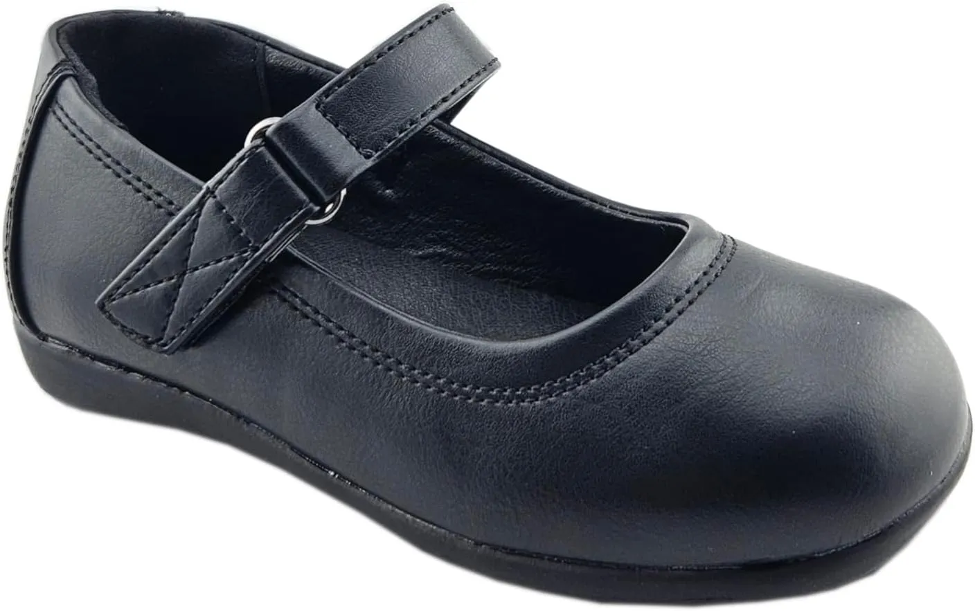 Clase-06 Girls Classic Mary Jane School Shoes Black