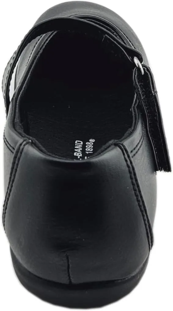 Clase-06 Girls Classic Mary Jane School Shoes Black