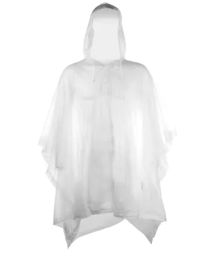 Clear - Plastic poncho