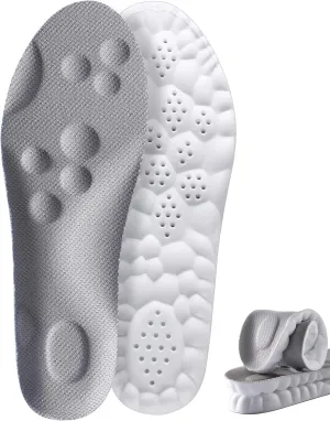 Cloud Soles for Men & Women,Energizing Comfort Shoe Insert,Breathable & Sweat-Absorbent,Plantar Fasciitis Feet Insoles,Support Orthotics,Arch Support Insole[US M: 8-8.5/W: 9-10]