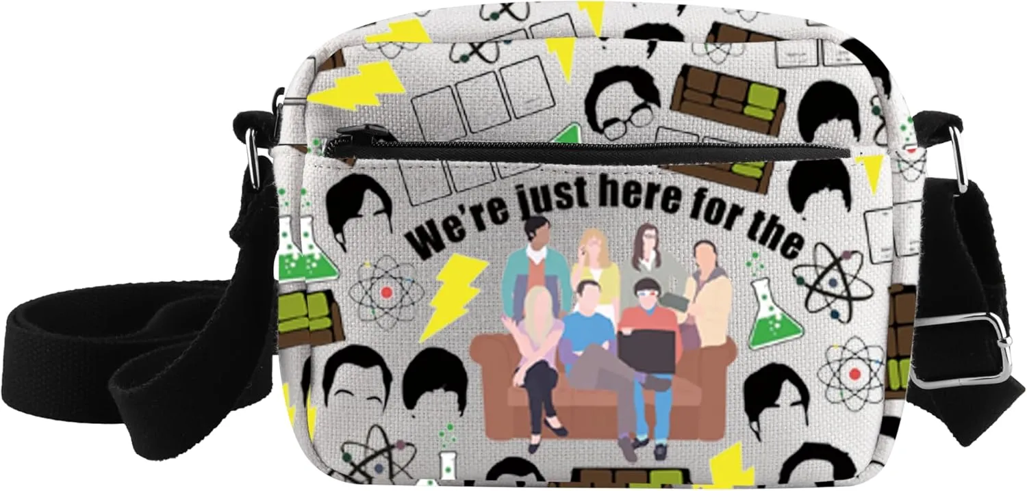 CMNIM Science TV Show Gifts S Cooper Fan Crossbody Bag B-ng TV Show Character Bag for TBBT Fans Gifts Merch