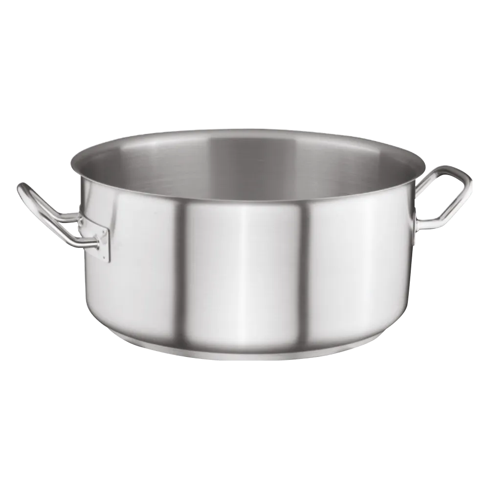 Commercial Half Height Cookpot, SS 304, Welded Handle, Sandwich Bottom, 60 cm, 24", 63 Liter's, Professional Cookware