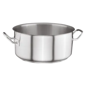 Commercial Half Height Cookpot, SS 304, Welded Handle, Sandwich Bottom, 60 cm, 24", 63 Liter's, Professional Cookware