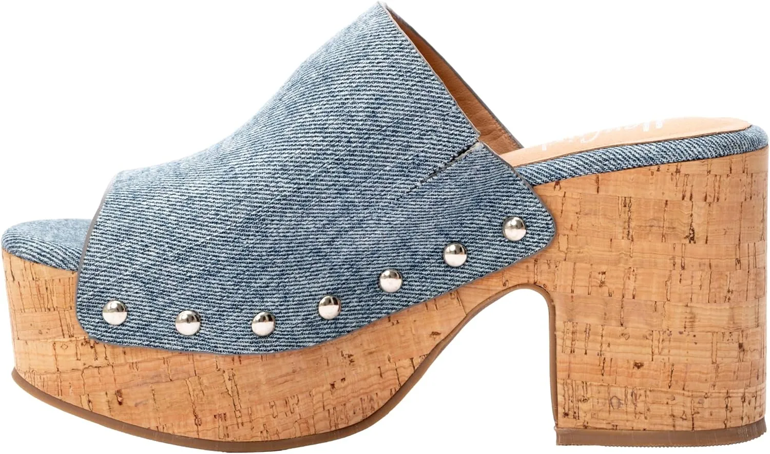 Corkys Footwear Hey Girl Womens Bada Bing Chunky Heels - Featuring a 3.75-inch Chunky Heel and 1.5-Inch Platform, A wide Strap, Stud-Lined Upper, and Cushioned Insoles