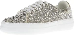 Corkys Footwear Hey Girl Women's Bedazzle Blue Ombre Fashion Sneake