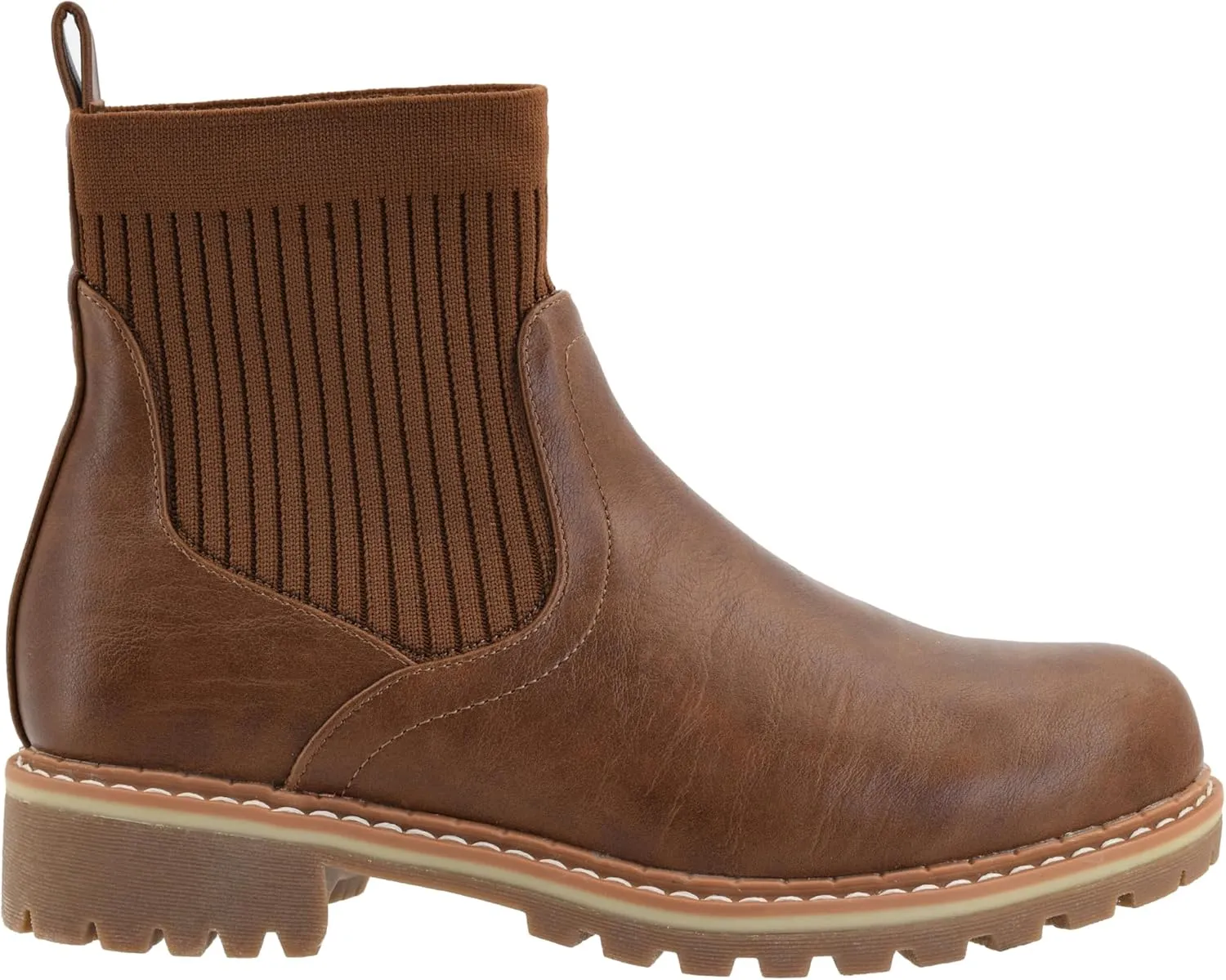 Corkys Footwear Womens Cabin Fever Bootie - Featuring a Sock Top Upper, A Lug Outsole with a 1-Inch Heel, Comfortable and Cushioned Insoles For All-Day Wear