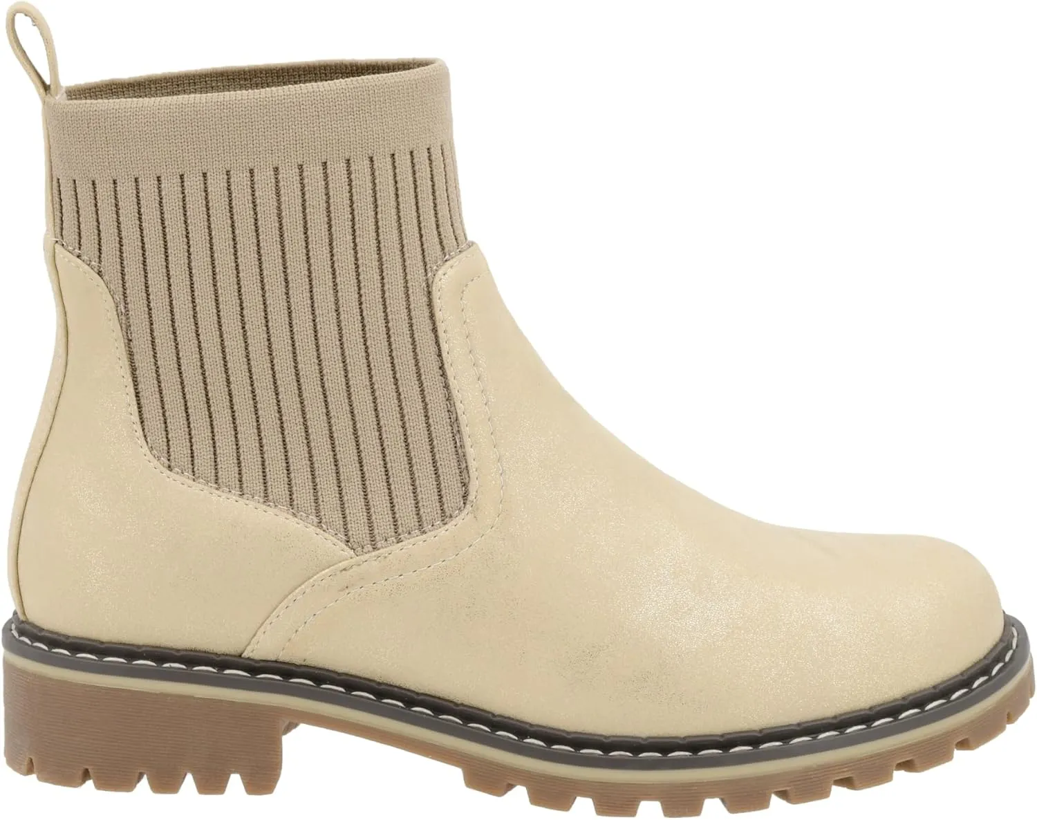 Corkys Footwear Womens Cabin Fever Bootie - Featuring a Sock Top Upper, A Lug Outsole with a 1-Inch Heel, Comfortable and Cushioned Insoles For All-Day Wear