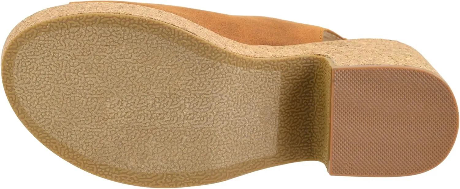 Corkys Footwear Women's Miss Behavin 3.25 Inch Chunky Block Heel with Cushioned EVA Insoles and a functional Buckle Closure