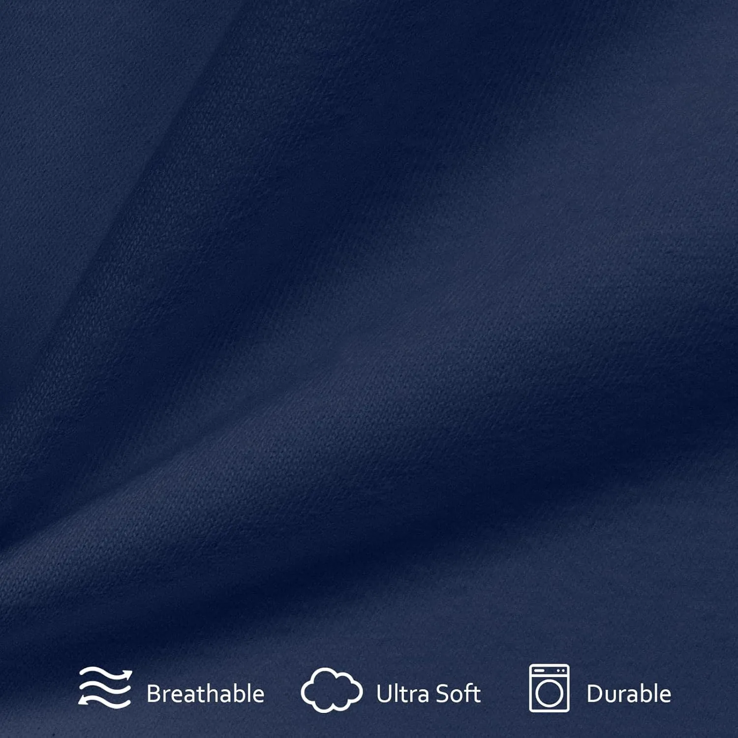 Cot Sheet 31" x 75"(2 Pack), Cot Fitted Sheet Ultra Soft and Breathable Snug Fit for Narrow Twin Mattress/Camp Bunk Beds/RVs Bunk/Guest Beds/Army Cots/Trifold Mattress Navy and Grey, Sheet Only