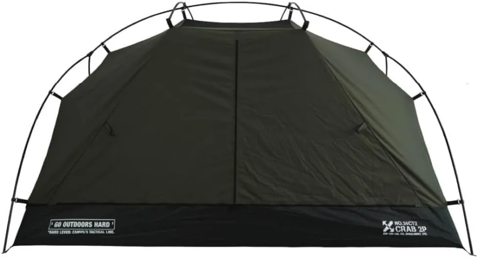 Crab 2p Canvas Tent 2000mm Waterproof rainfly groundsheet