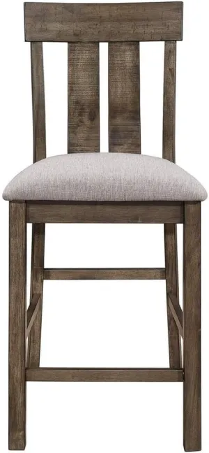 Crown Mark Quincy 2 Wood Counter Height Chairs