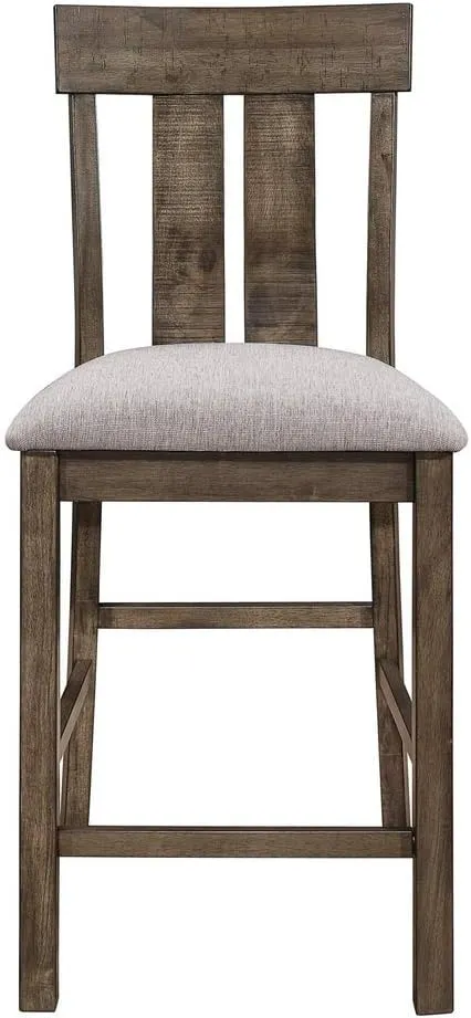 Crown Mark Quincy 2 Wood Counter Height Chairs