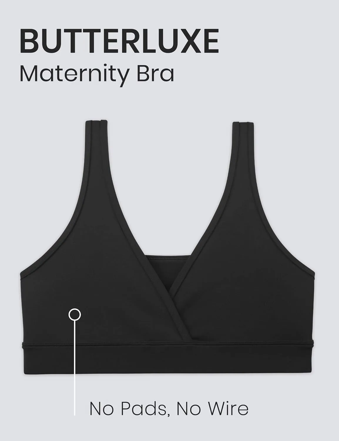 CRZ YOGA Butterluxe Maternity Nursing Bras for Women Crossover Wireless Sleep Breastfeeding Lounge Pregnancy Bralette Comfy