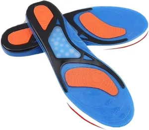 CSCDD Gel Insoles Breathable Comfortable Silicone Inserts Deodorant Shock Absorption Shoe Insoles Sport Inserts(Small)