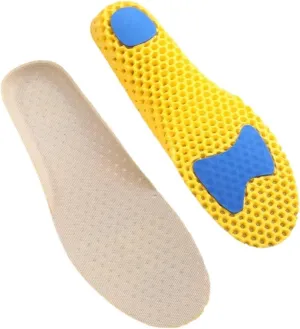 CSCDD Memory Foam Insoles for Shoes Sole Mesh Breathable Cushion Running Insoles for Feet Man Women Orthopedic Insoles(43)