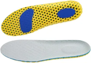 CSCDD Version Orthopedic Memory Foam Sport Insoles Woman Men Shoes Feet Soles Pad Mesh Deodorant Breathable Cushion(35-39)