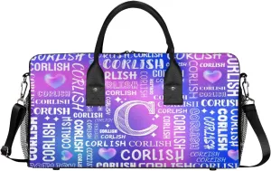 Custom Sports Tote Duffle Bag for Women Men Weekender Travel Bag Carry on Overnight for Sports Hospital Camping Gym