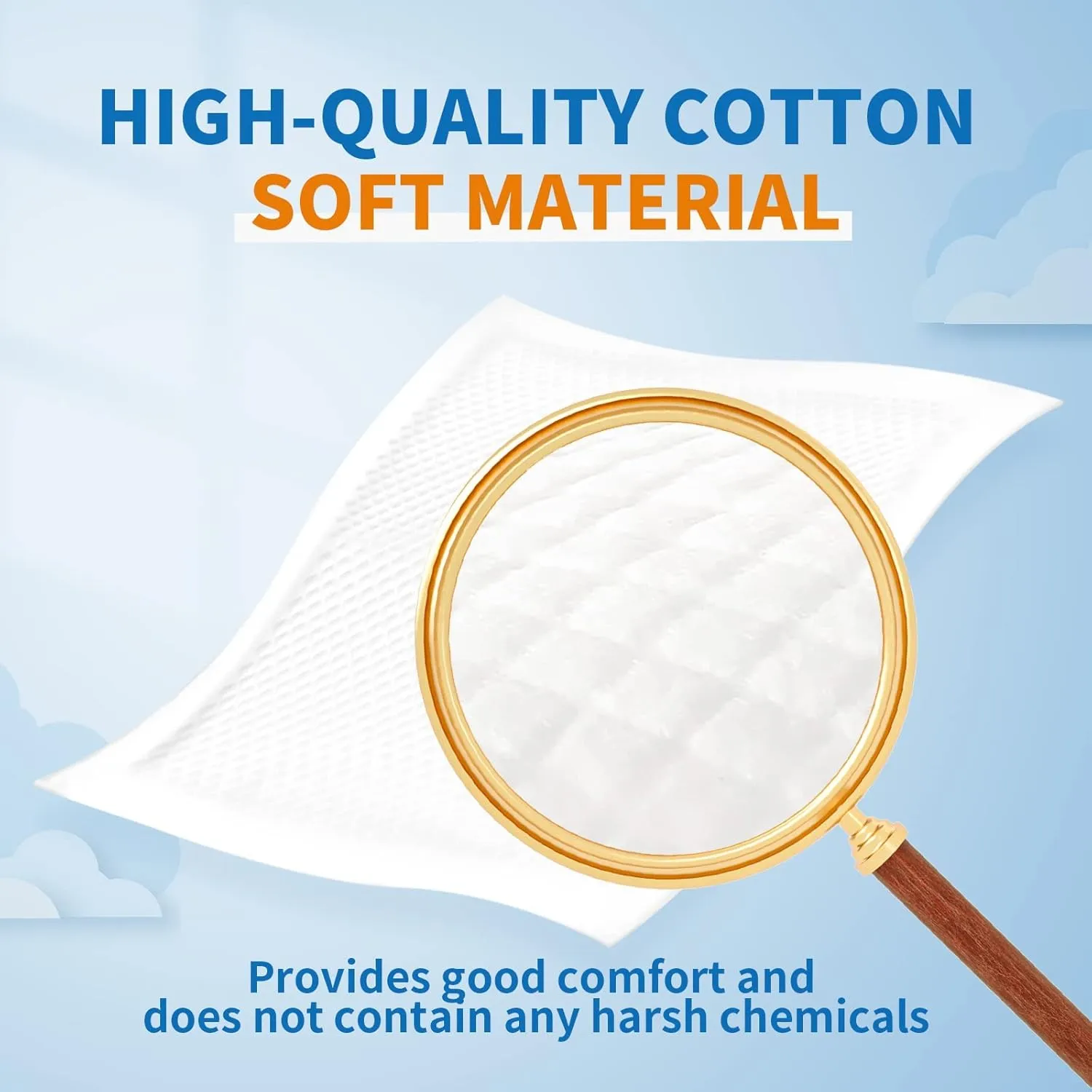 DAFI Disposable Bed Pads Extra Large 36”x 36”(40 Count) Adult Incontinence Underpads, Effective Odor Control Pee Pads, Chucks Pads, Super Absorbent Protection for Elderly, Adults, Baby