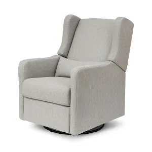 DaVinci Carter’s Arlo Glider Recliner Nursery Chair - Water & Stain Resistant Glider Rocking Chair for Nursery - GREENGUARD Gold, FSC & Certi-PUR US Certified - Cozy Swivel Rocker Recliner - Grey