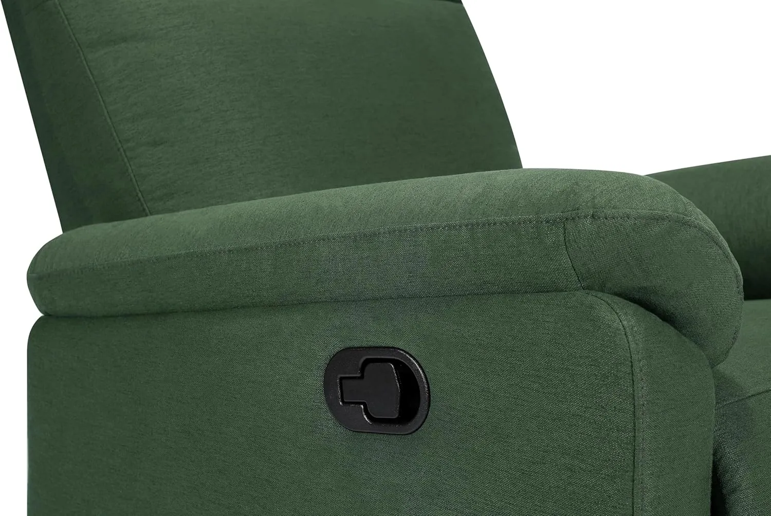 DaVinci Suzy Glider Recliner Nursery Chair - Versatile Glider Rocking Chair for Nursery and Living Room - GREENGUARD Gold, FSC & Certi-PUR US Certified - 360° Swivel Rocker Recliner - Pine Green