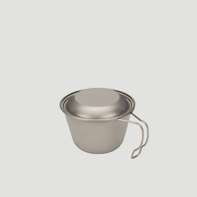 Deep Titanium Backpacker's Cup With Lid