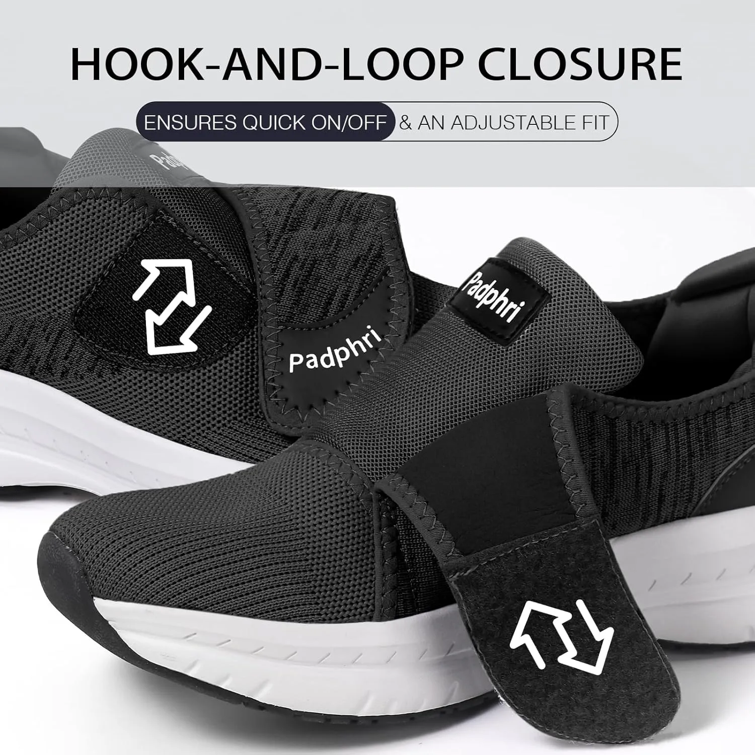 Diabetic Shoes for Men Extra Wide Width, Swollen Feet Shoes for Neuropathy Walking Shoes for Diabetics Pain Relief