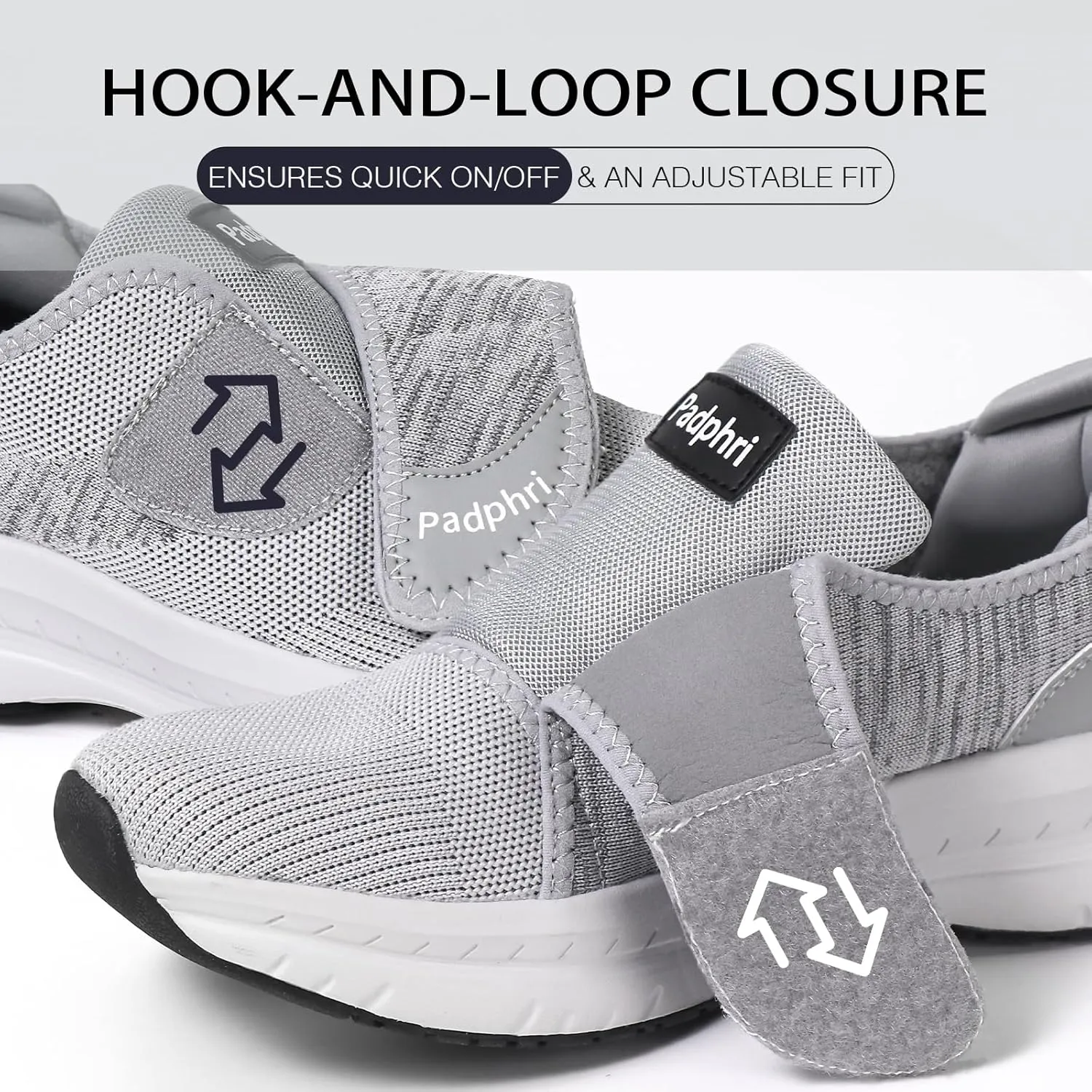 Diabetic Shoes for Men Extra Wide Width, Swollen Feet Shoes for Neuropathy Walking Shoes for Diabetics Pain Relief