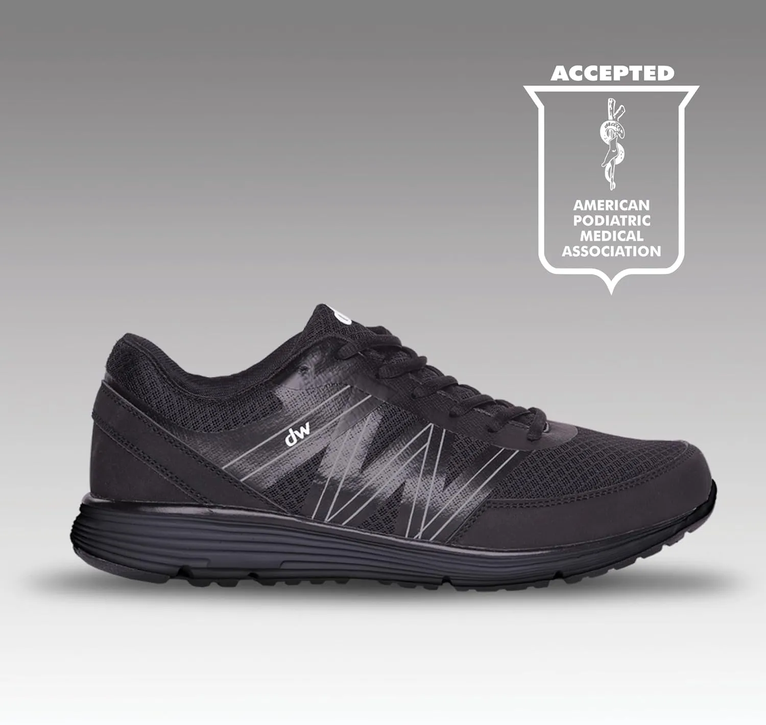 diawin Wide Shoes for Men – Wide Toe Box, Smooth Interior, Breathable Design, Extra Depth – Perfect for Hallux, Sensitive, Swollen, or Diabetic Feet, Lightweight Shoes