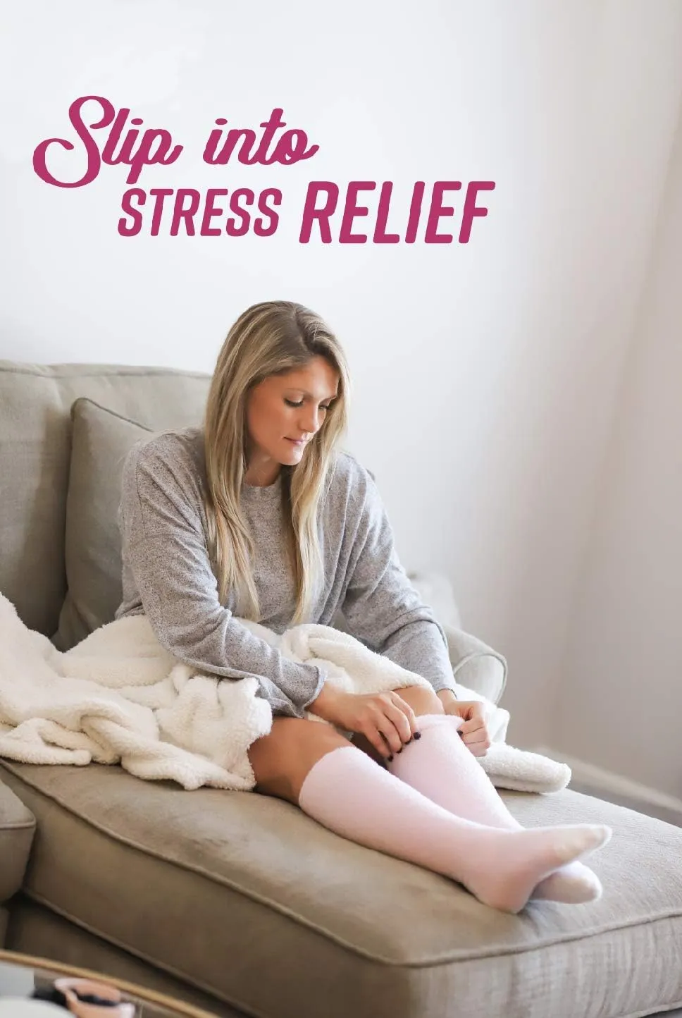 Doctor's Choice Sleeping Socks, Cozy Compression Sock, with Soft, Warm, Fuzzy Features