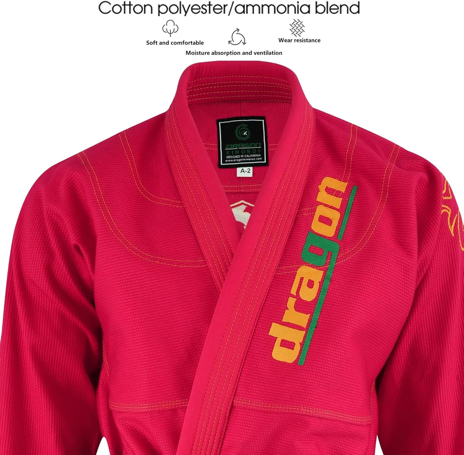 Dragon Brazilian Jiu Jitsu Gi for Kids – Ultra-Light, Preshrunk Youth Grappling Uniform with Free Belt & Bag