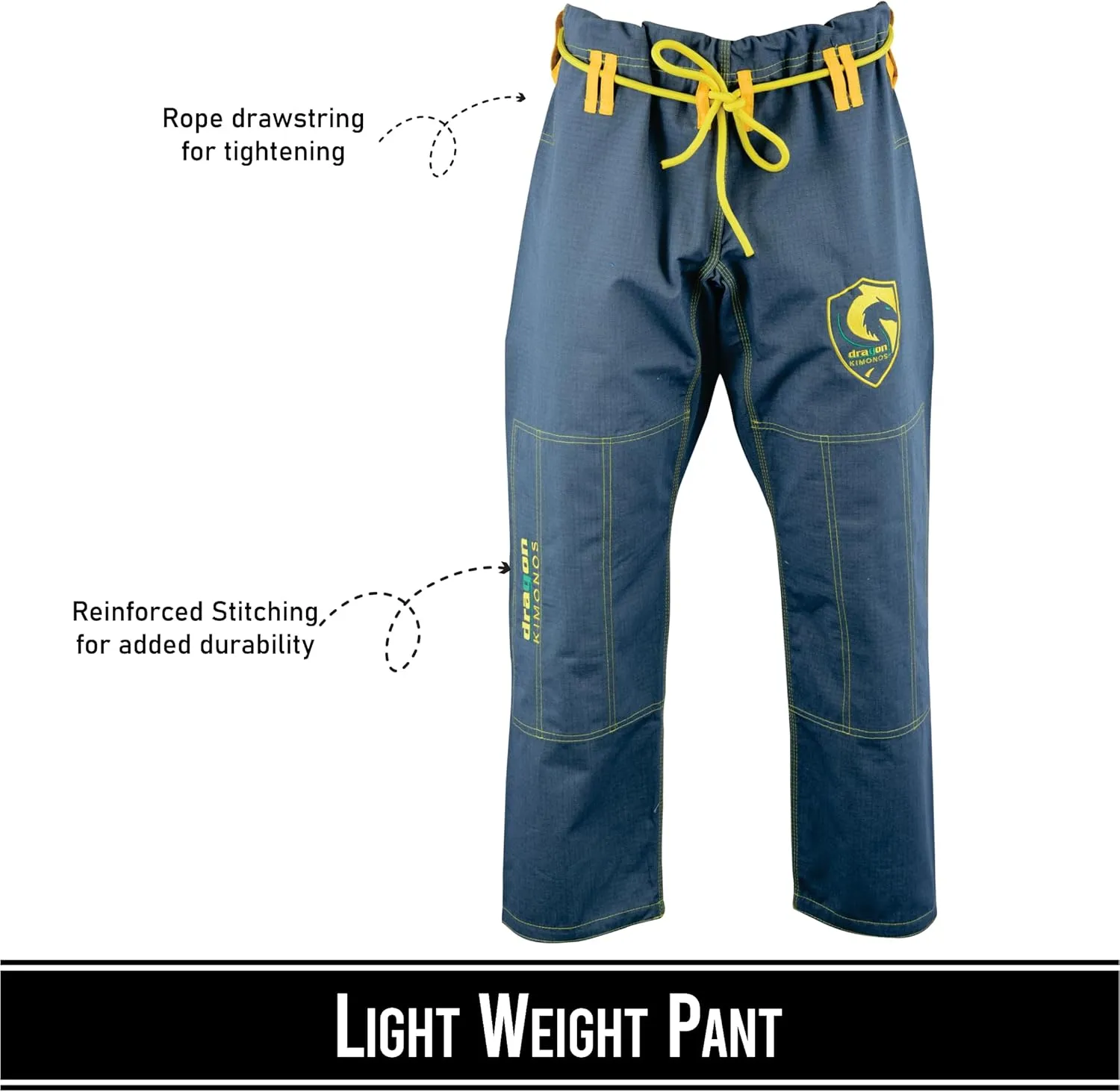 Dragon Brazilian Jiu Jitsu Gi for Kids – Ultra-Light, Preshrunk Youth Grappling Uniform with Free Belt & Bag