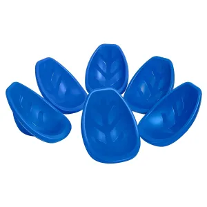 ECR4Kids Leaf Floor Seat, Rocker Chair, Blue, 6-Piece