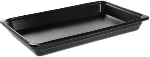 Emile Henry Ceradon® Full Size Black Ceramic Insert Pan - 20 3/4" L x 12 1/2" W x 2 1/2" D