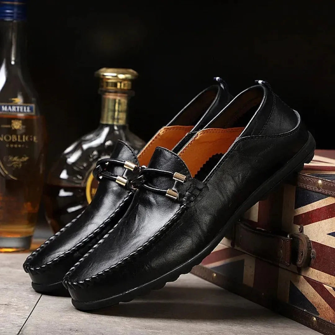 Enzo Luxe Leather Loafers