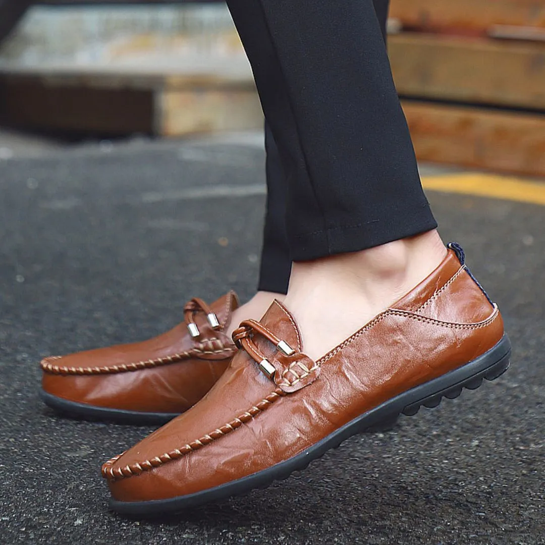 Enzo Luxe Leather Loafers