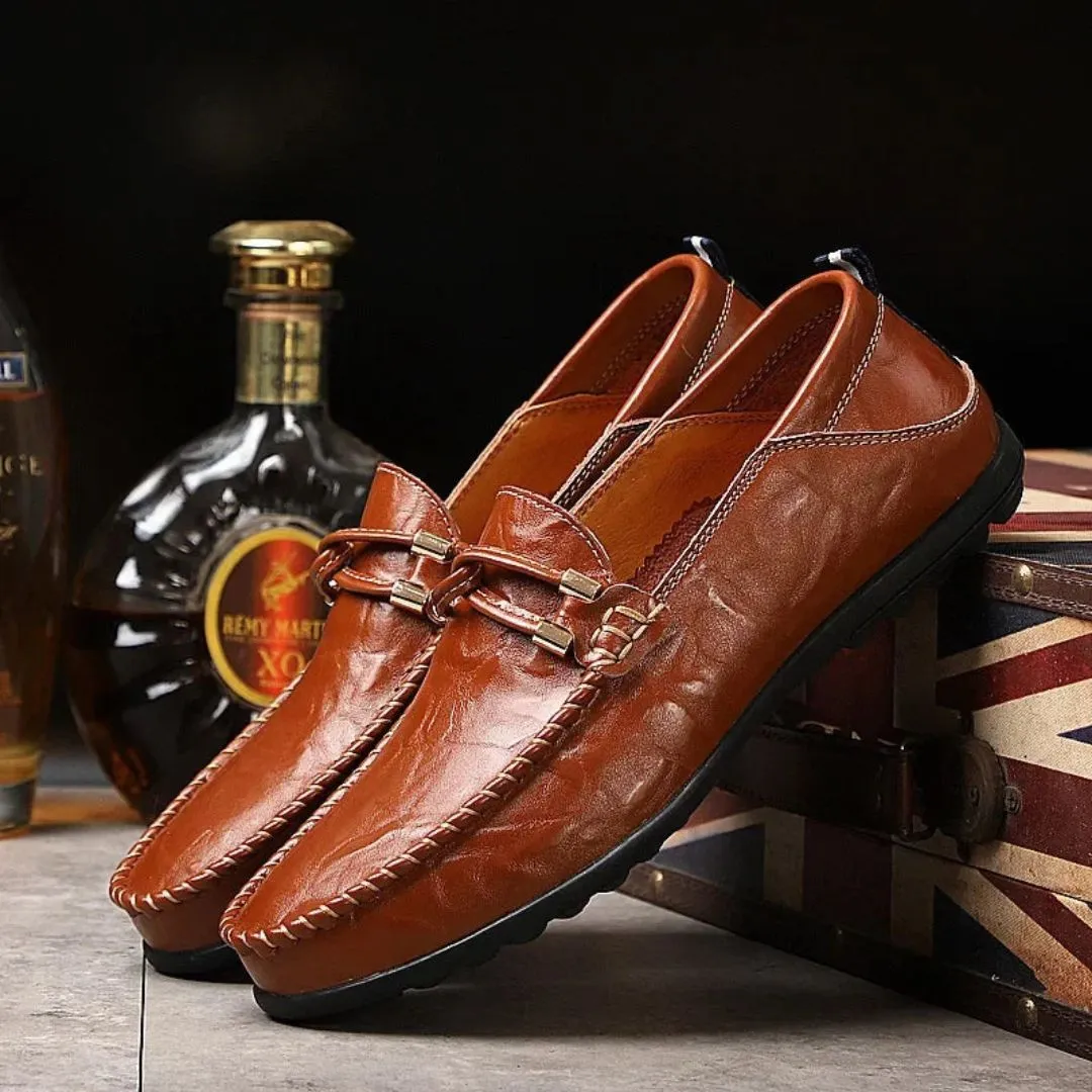 Enzo Luxe Leather Loafers