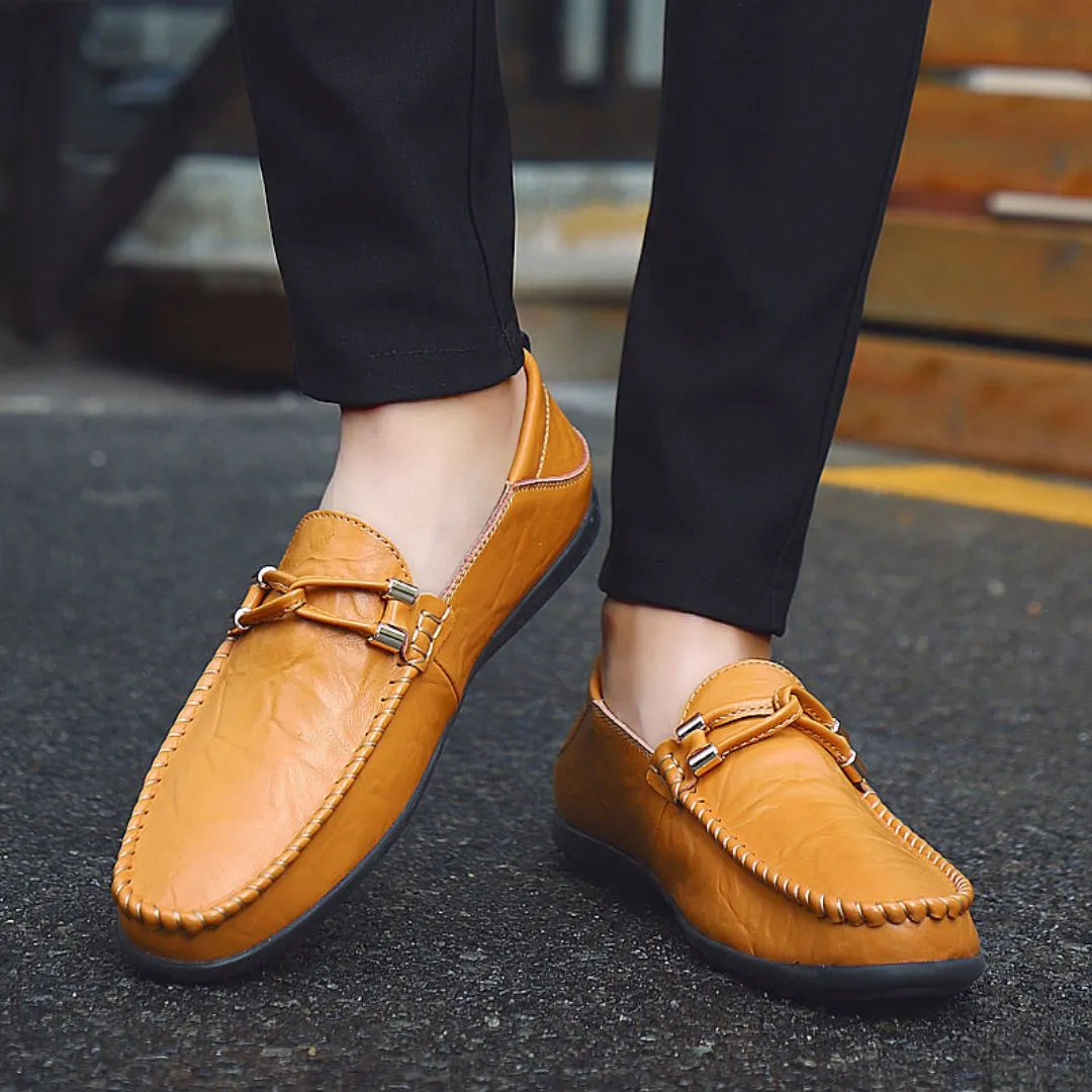 Enzo Luxe Leather Loafers