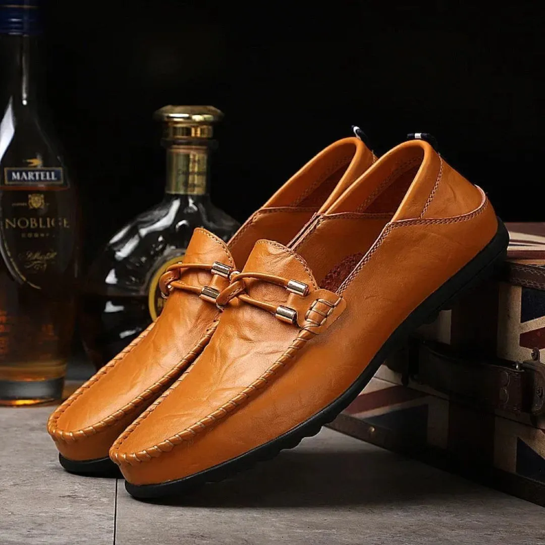Enzo Luxe Leather Loafers