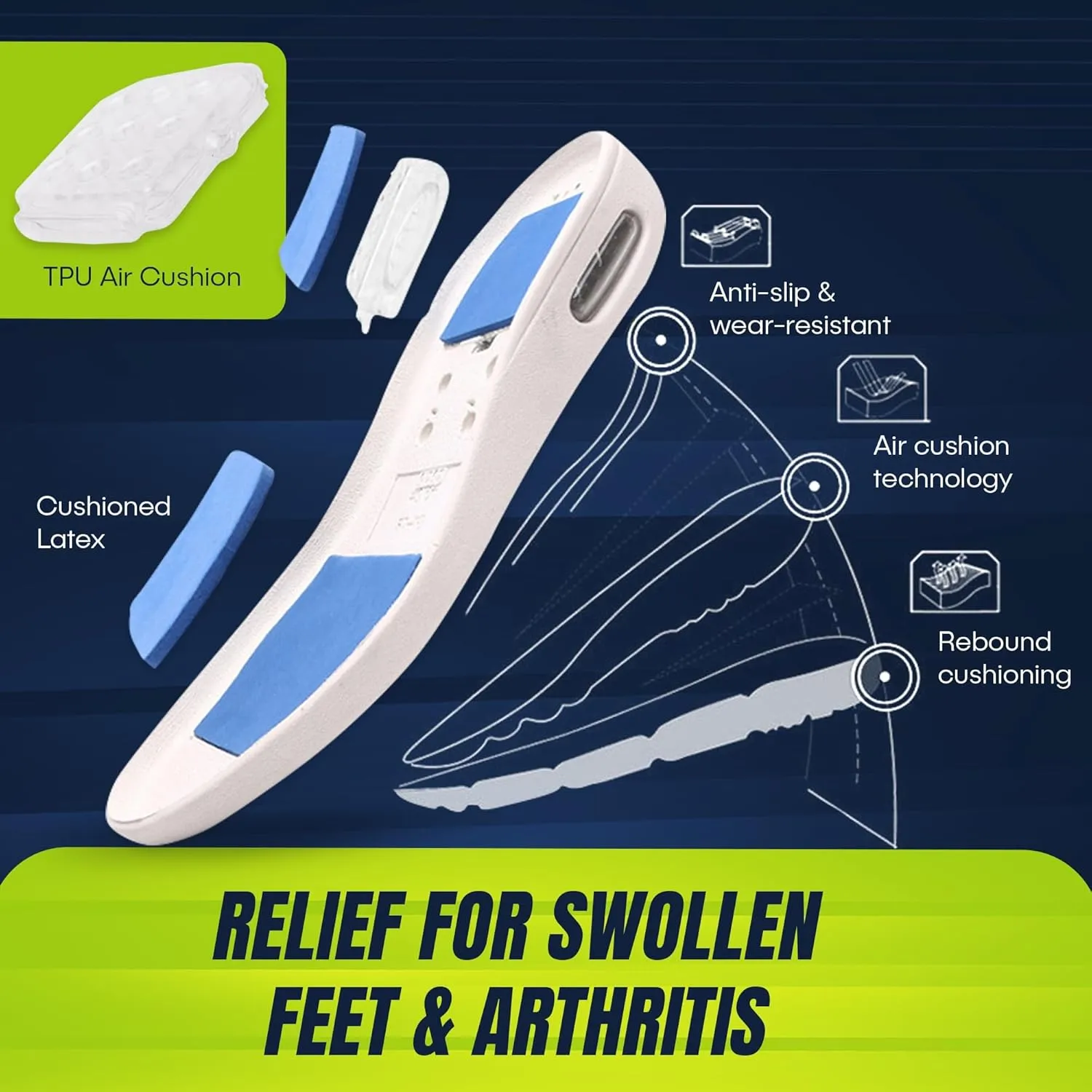 Extra-Wide Adjustable Shoes for Foot Pain, Swelling & Orthopedic Support | Ideal for Diabetics, Edema & Arthritis | Cushioned, Anti-Slip, Memory Foam Insoles for Lasting Comfort | Walk with Ease, Move with Confidence