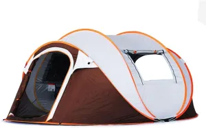 Family Tent Camping Tent Portable Lightweight for 3 to 4 People Large Size Outdoor Tent 230200130Cm Blue