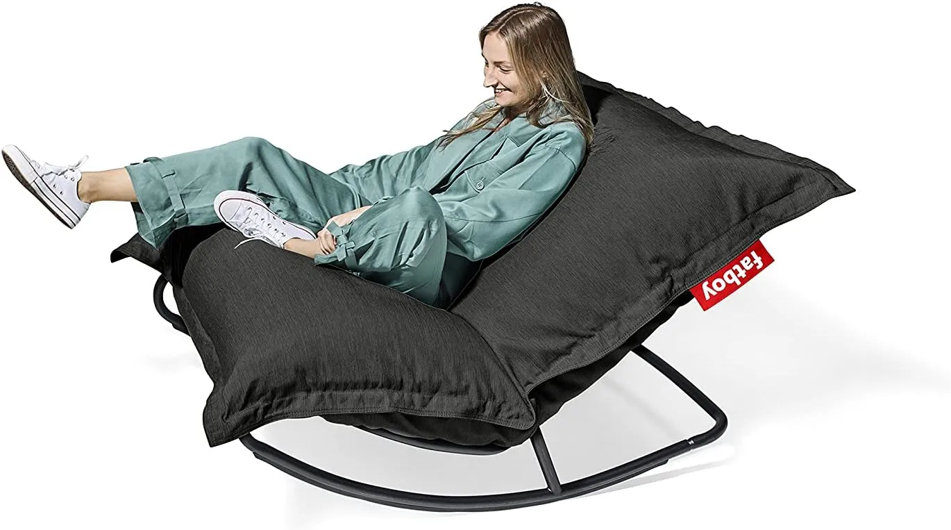 Fatboy Original Outdoor Bean Bag Rocking Chair, Thunder Grey