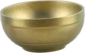 Fenteer Titanium Bowl Rice Bowl for Kids,Tableware,Cookware,500ml,Sturdy Snacks Bowl Double Walled Metal Bowl for Camping Backpacking