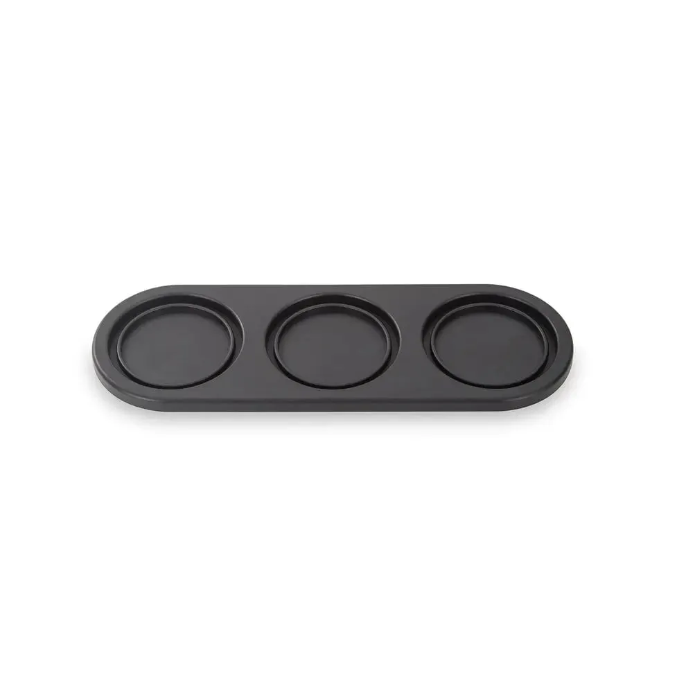 FinaMill Stackable FinaPod Storage, Trio Black