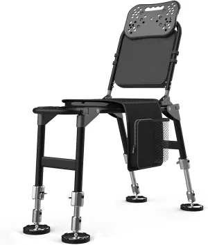 Fishing Chair Beach Chair with Adjustable Backrest Legs Breathable Padded Fishing Chair Camping Beach Office Chair Outdoor Fishing Chair