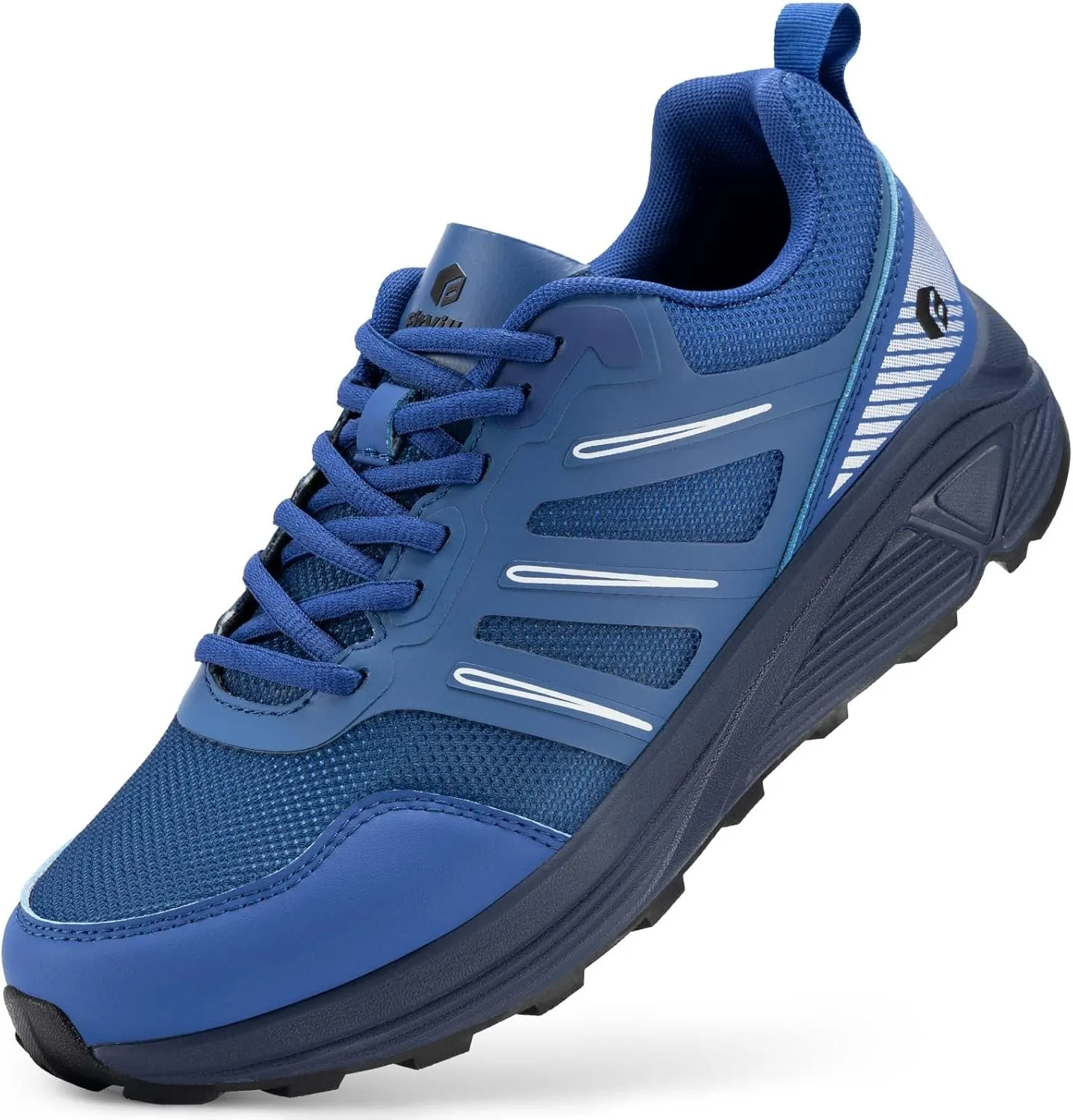 FitVille Extra Wide Sneakers for Men with Wide Toe Box Lightweight Running Shoes for Diabetic Men, Flat Feet, Heel Pain & Plantar Fasciitis Relief