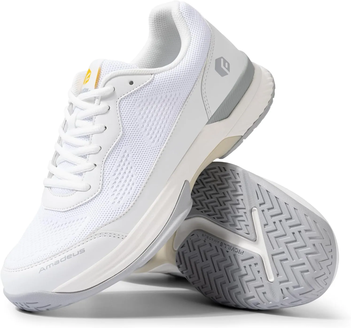 FitVille Wide Pickleball Shoes for Women Tennis Court Shoes Sneakers for Court Racquetball Athletic Shoes | Racquet Sport | Arch Support & Wide Toe Box