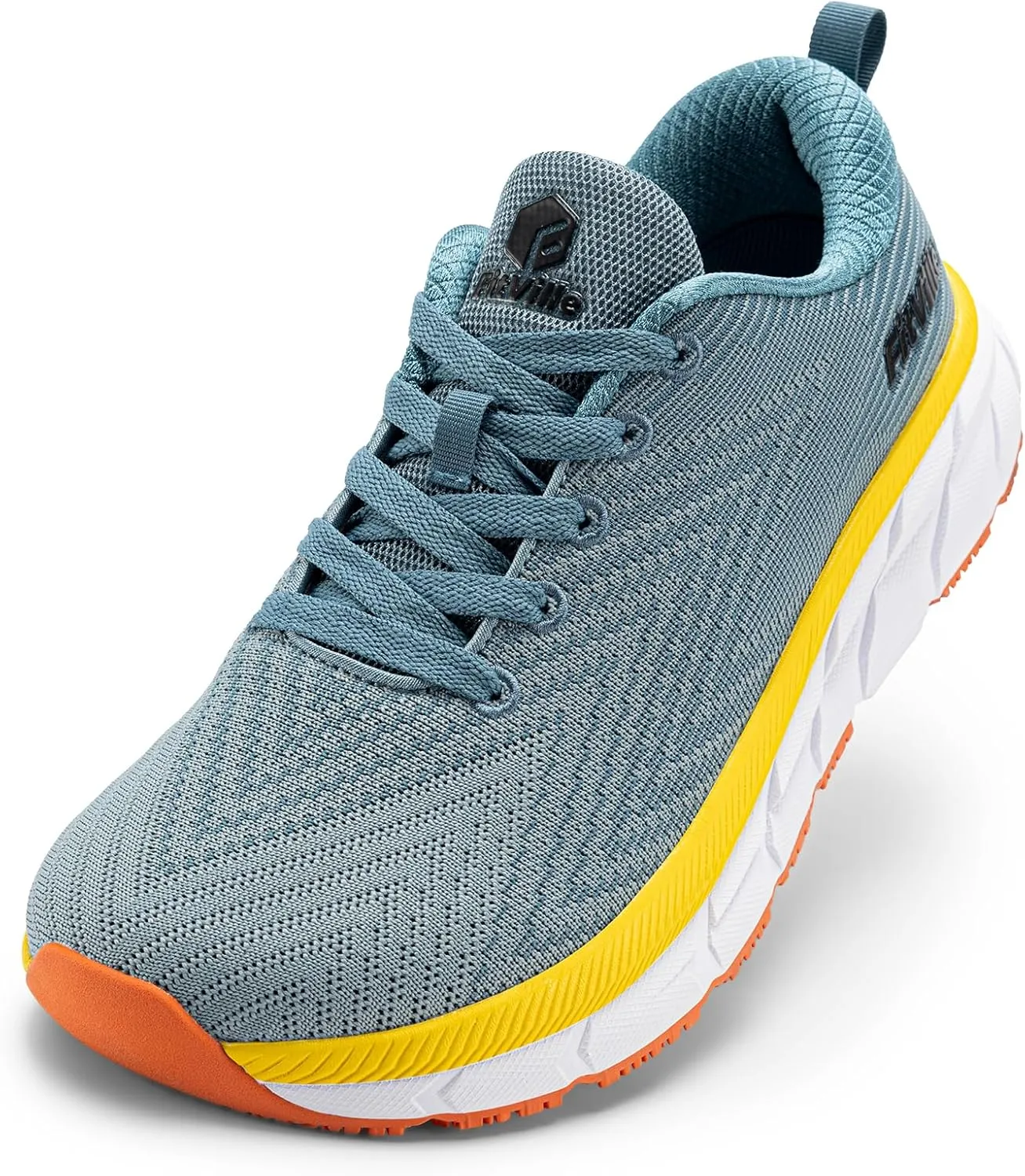 FitVille Wide Walking Shoes for Men Comfortable Lightweight Running Wide Toe Box Shoes for Men Non Slip Cushioned