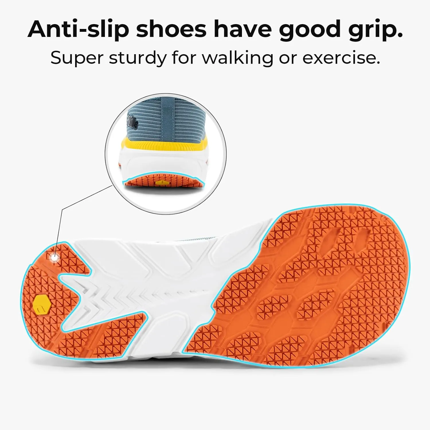 FitVille Wide Walking Shoes for Men Comfortable Lightweight Running Wide Toe Box Shoes for Men Non Slip Cushioned