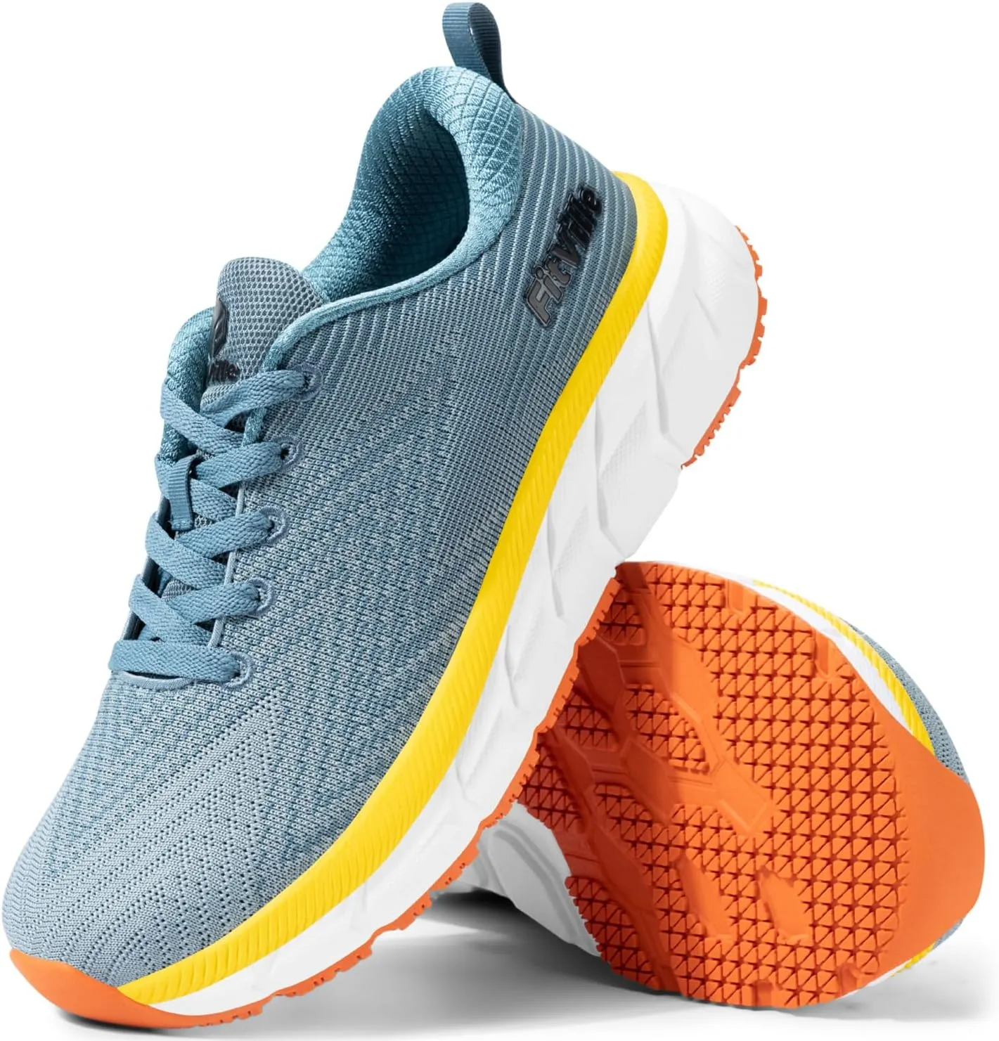 FitVille Wide Walking Shoes for Men Comfortable Lightweight Running Wide Toe Box Shoes for Men Non Slip Cushioned