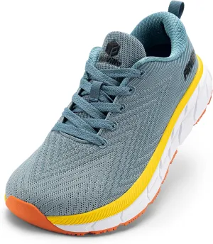 FitVille Wide Walking Shoes for Men Comfortable Lightweight Running Wide Toe Box Shoes for Men Non Slip Cushioned